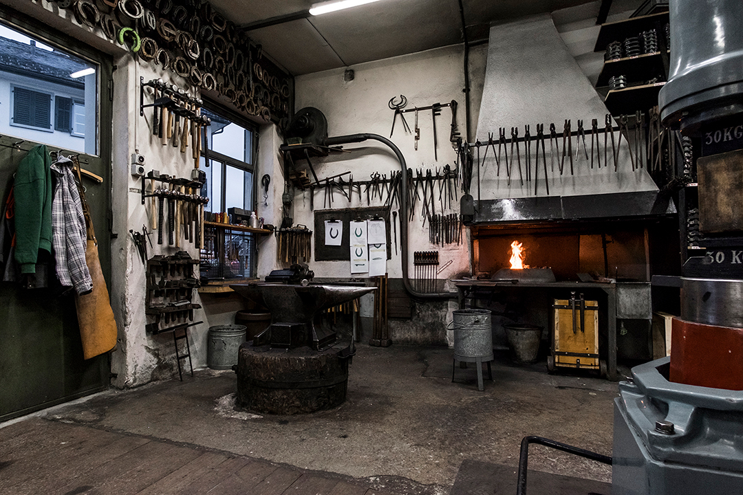 Eggenberger Hufschmiede: Schmiede in Amriswil, TG (Ostschweiz)